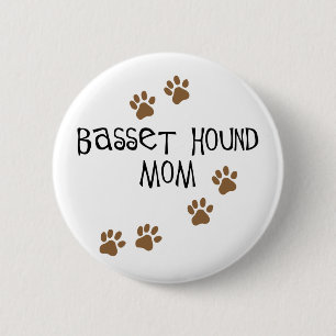 Dachshund-Jagdhund-Mama Button