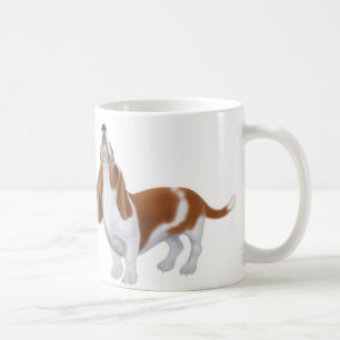 Dachshund-Jagdhund-musikalische Trio-Tasse Tasse