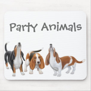 Dachshund-Jagdhund-Party-Tiere Mousepad