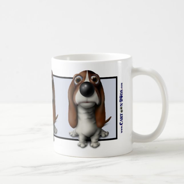 Dachshund-Jagdhund-Tasse BH1 Tasse (Rechts)