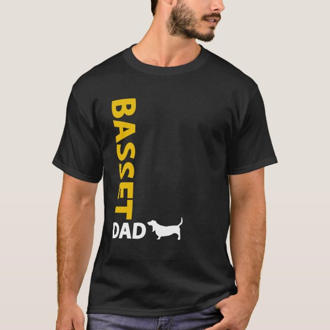 Dachshund-Jagdhund-Vater T-Shirt (Vorderseite)