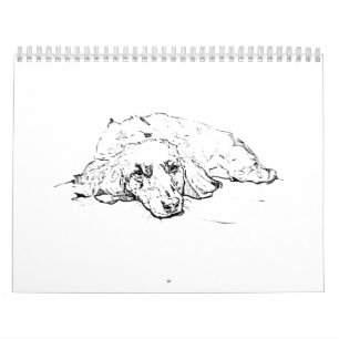 Dachshund-Kalender, Wiener Dog Wandgeschenk Kalender