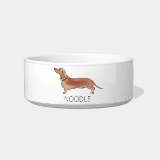 Dachshund-Keramik-Hunde-Schüssel Napf