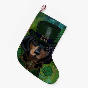 Dachshund kleiner weihnachtsstrumpf