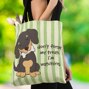 Dachshund-Knochen-Beobachtung Grün Streifen