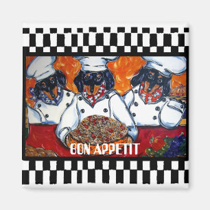 Dachshund Köche Magnet