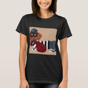 Dachshund Leckerli Dieb Einbrecher T-Shirt