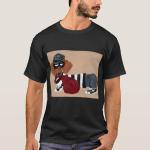 Dachshund Leckerli Dieb Einbrecher T-Shirt