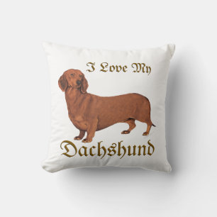 Dachshund Liebe Kissen