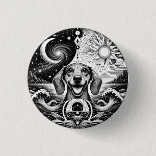Dachshund-Liebhaber-Patches. Süßer Hund-Patch/Abze Button