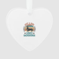 Dachshund-Liebhaber-Shirt Vintage-Sonnenuntergang-