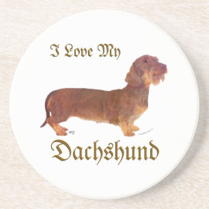 Dachshund Love Getränkeuntersetzer
