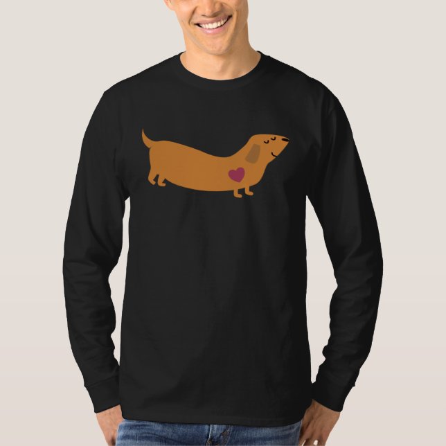 Dachshund Love T-Shirt (Vorderseite)
