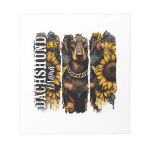 Dachshund Mama Notizblock