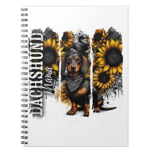 Dachshund-Mama Notizblock