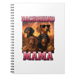 Dachshund-Mama Notizblock