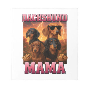 Dachshund Mama Notizblock