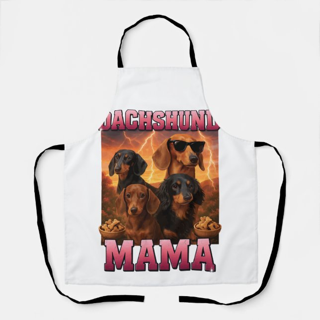 Dachshund Mama Schürze (Vorderseite)