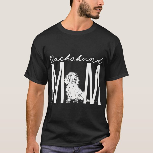 Dachshund-Mama T-Shirt (Vorderseite)