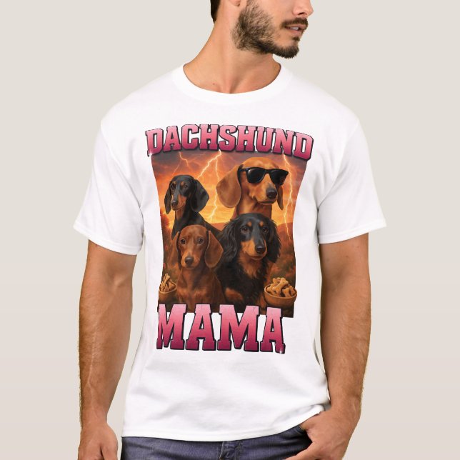 Dachshund Mama T-Shirt (Vorderseite)