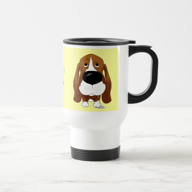 Dachshund-Mama-Tasse Reisebecher (Rechts)