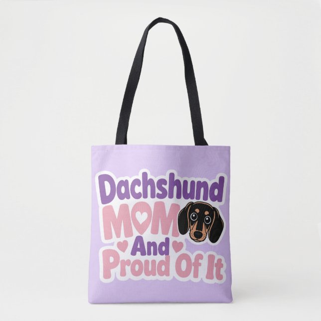 Dachshund-Mama und stolz darauf (Vorderseite)