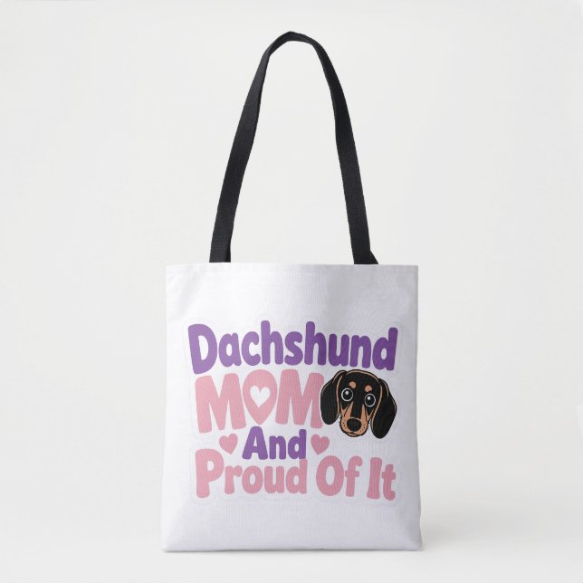 Dachshund-Mama und stolz darauf (Vorderseite)