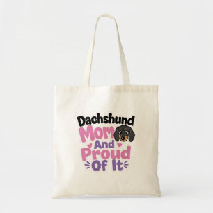 Dachshund-Mama und stolz darauf Tragetasche