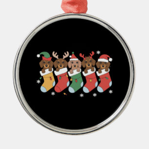 Dachshund Mama Weihnachten Hundefreund Geschenk Ne Ornament Aus Metall