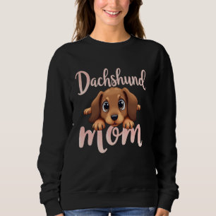 Dachshund-Mama Wiener Hund Mama Süßer Welpe Sweatshirt