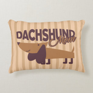 Dachshund-Mama-Wurfkissen Dekokissen