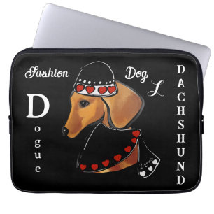 DACHSHUND MODE LAPTOPSCHUTZHÜLLE
