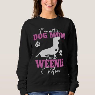 Dachshund Mom Women  for Dog  Owners Cute Dog Mom Sweatshirt