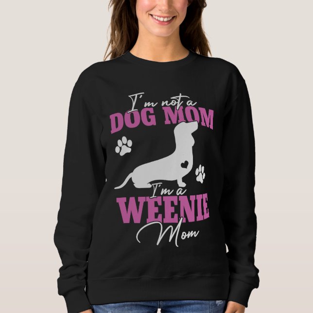 Dachshund Mom Women  for Dog  Owners Cute Dog Mom Sweatshirt (Vorderseite)
