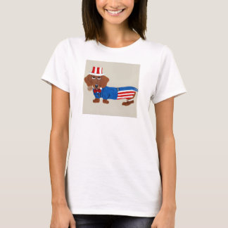 Dachshund Onkel Sam T-Shirt
