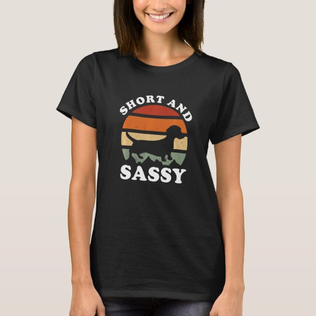 Dachshund Owner Sausage Dog Doxie Wiener Weiner Wo T-Shirt (Vorderseite)
