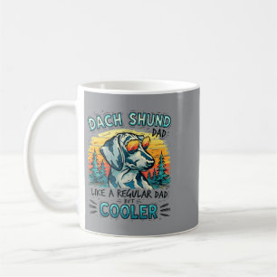 Dachshund Papa Hunde Liebhaber Design Kaffeetasse