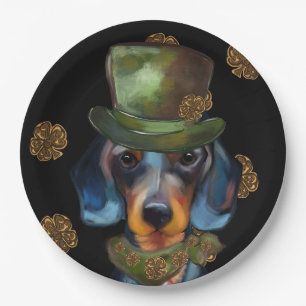 Dachshund Pappteller