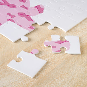 Dachshund Pink Ribbon for Cancer Puzzle
