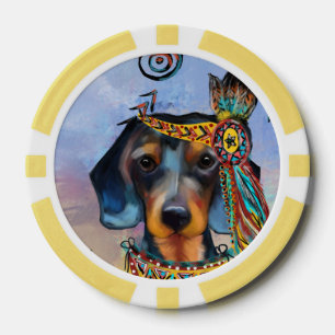 DACHSHUND POKERCHIPS