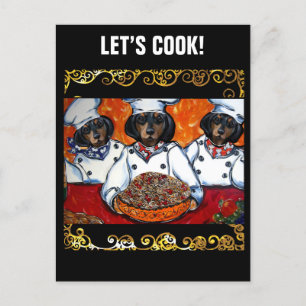 DACHSHUND   POSTKARTE