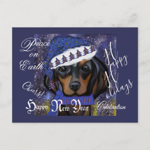 Dachshund postkarte