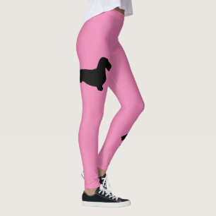 Dachshund Rauhhaar - Silhouette 1 Leggings
