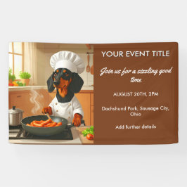 Dachshund "Sausage Dog" Banner