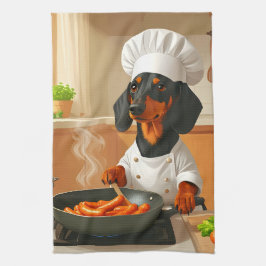 Dachshund "Sausage Dog" Geschirrtuch