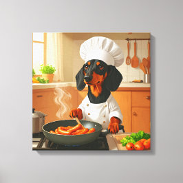 Dachshund "Sausage Dog" Leinwanddruck