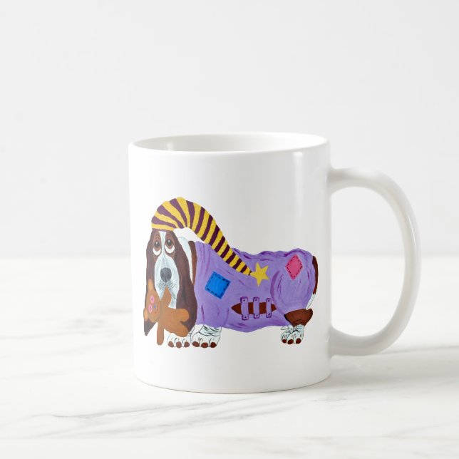 Dachshund-Schlafenszeit Kaffeetasse (Rechts)