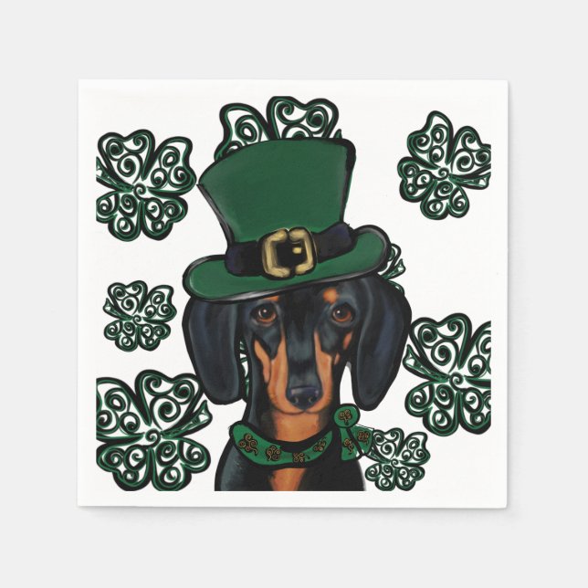 DACHSHUND       SERVIETTE (Vorderseite)