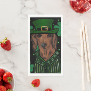 DACHSHUND            SERVIETTE
