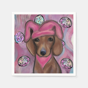 Dachshund Serviette
